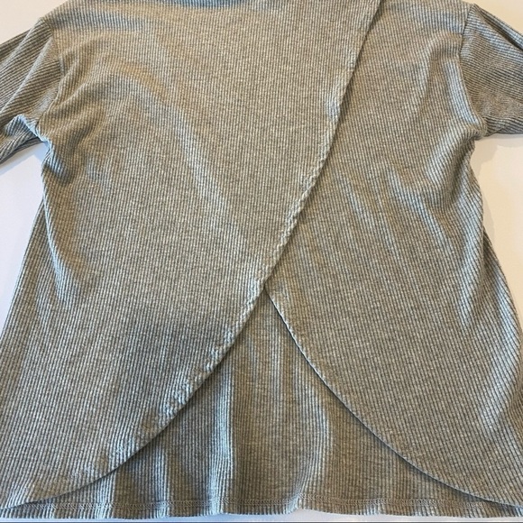 NWT Eri + Ali Anthropologie Cowl Neck Turtleneck Long Sleeve Top Split Back XS - Picture 6 of 8